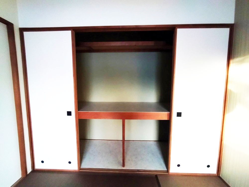収納　壁一面の大型収納です！
