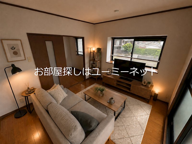 居室・リビング　写真内の家具はＣＧ画像です。物件に付帯するものではありません