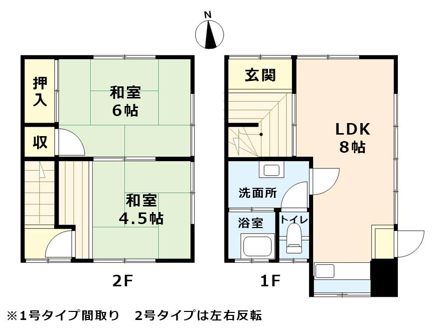 川島アパートの間取り