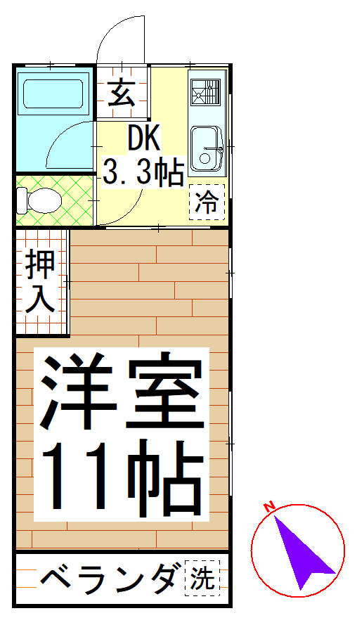 豊修コーポ_間取り_0