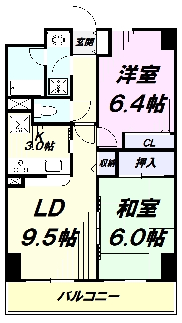 ピゼッロの間取り