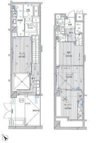 港区三田のマンションの間取り