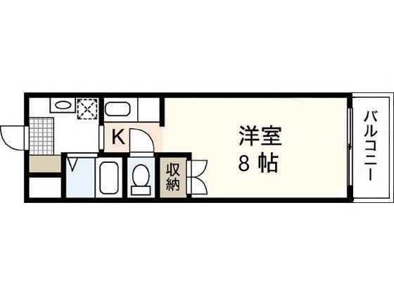 広島市安佐南区大塚東のマンションの間取り