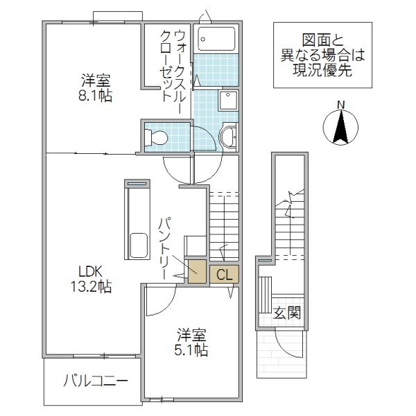 スヴェニール ポルト IIの間取り