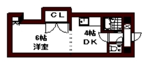 エンドレス三井南５条Iの間取り