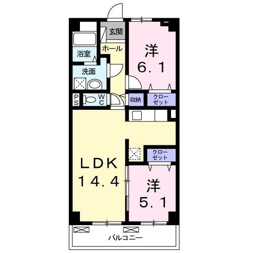 リベラ　サンリット　カーサの間取り