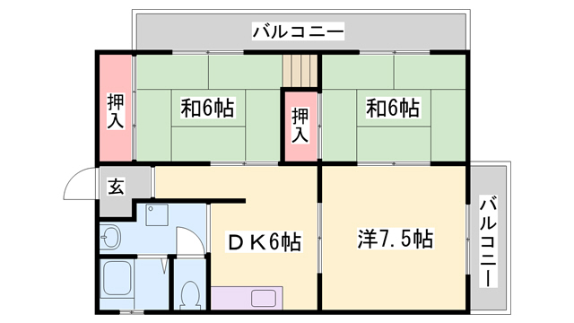 コーポラスエルの間取り