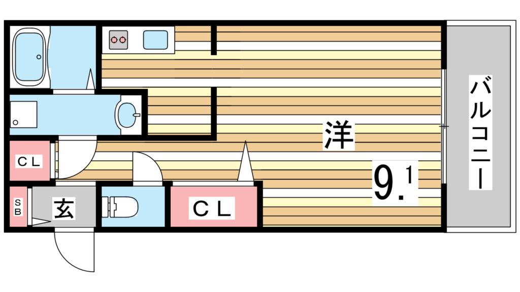 ソフィアコート御影の間取り