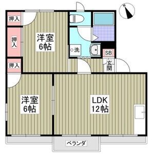 タウニィ笠原Bの間取り