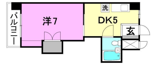 タイガーズマンション麻生の間取り