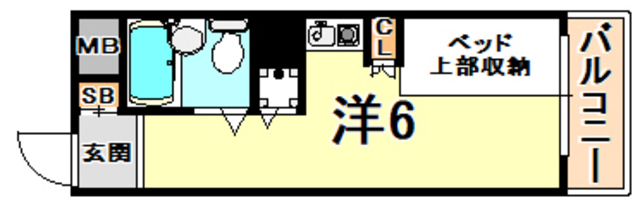 ドミトリー阪急六甲の間取り