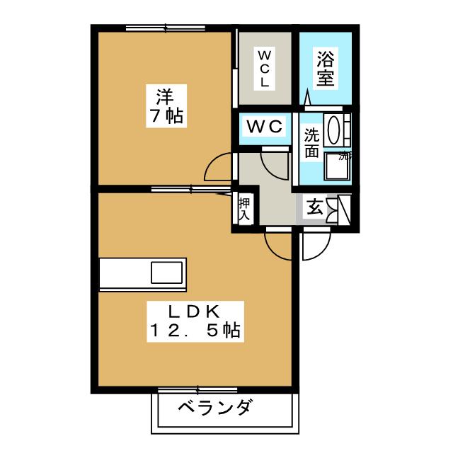 アビタシオンＳの間取り