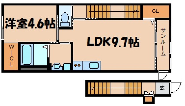 仮）ユニヴァリィ中野東の間取り