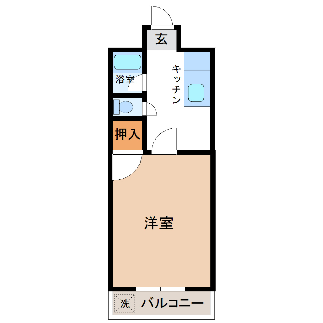 ベルヴィーユ松山の間取り