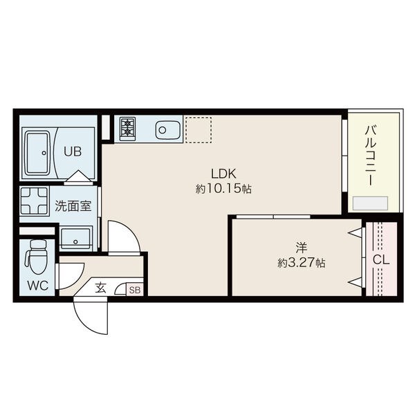 名古屋市南区宝生町のアパートの間取り