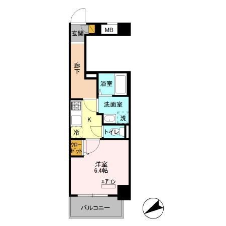 ロイヤルグレース道の間取り