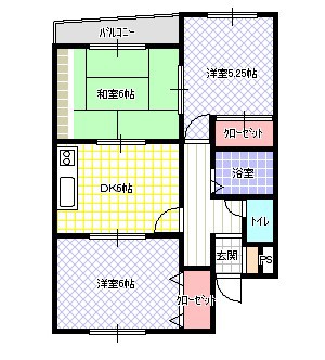 プレアール寝屋川秦町の間取り