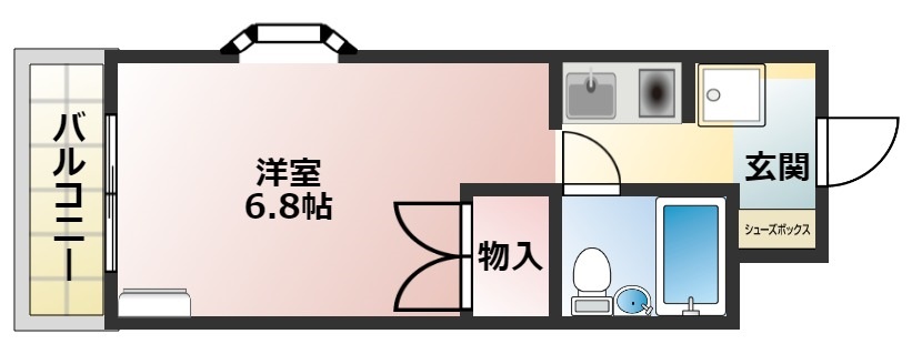 福王台セントラルハイムの間取り