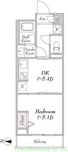 江東区東陽のマンションの間取り