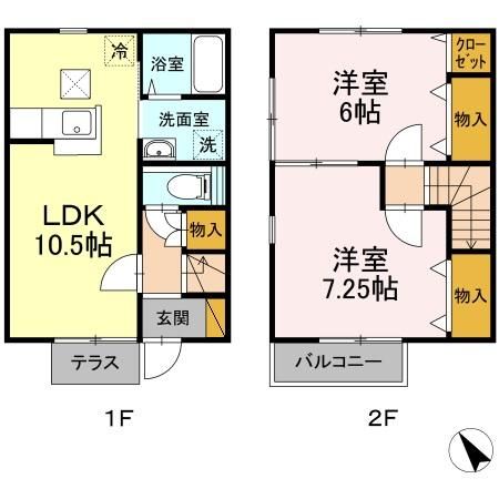 RHB御成台　Eの間取り