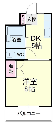 マンションリーフIIの間取り