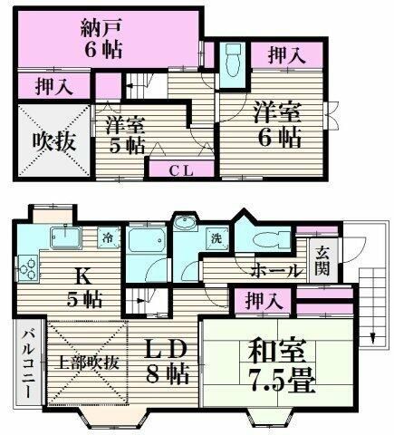 Ｋハイツの間取り