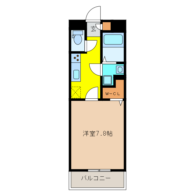 リコルテ　ヴェルソーの間取り