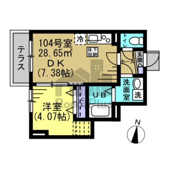 【松戸市新作のアパートの間取り】