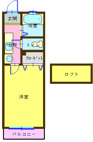 サンレジデンスM1の間取り