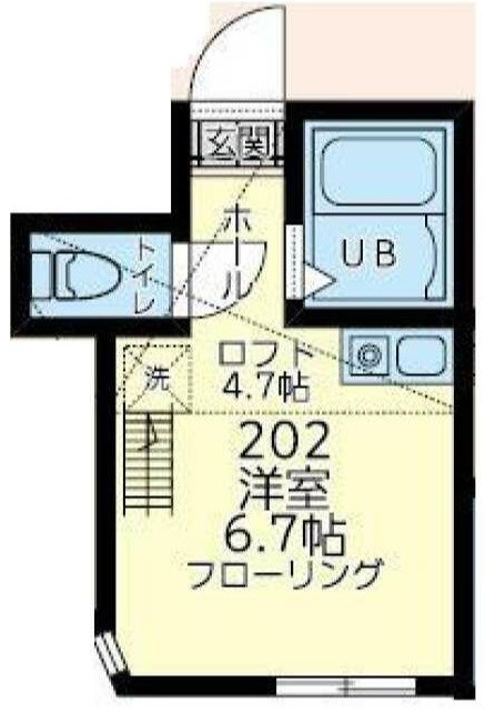 ユナイト南太田エグラントの間取り