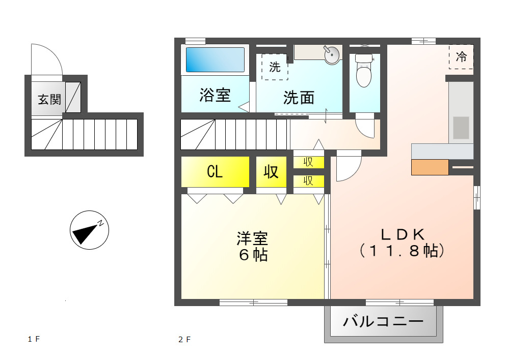 グラン　ヴェルジュの間取り