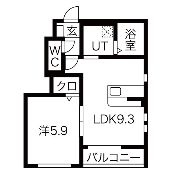 ｌｕｎｅIの間取り