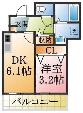 ジーメゾン泉が丘アクアの間取り