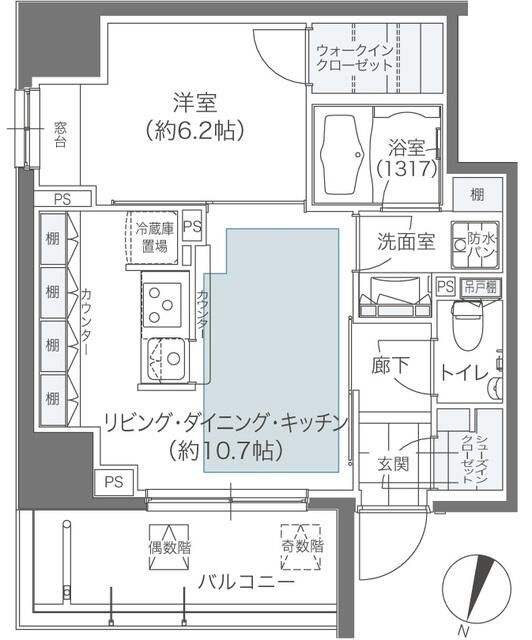 メゾンカルム本郷の間取り