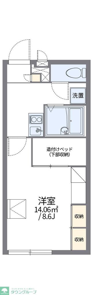 取手市戸頭のアパートの間取り