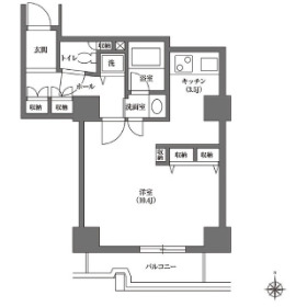 文京区本駒込のマンションの間取り