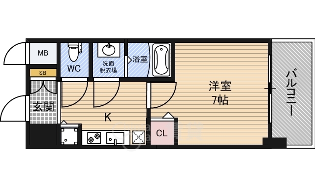 W-STYLE新大阪の間取り