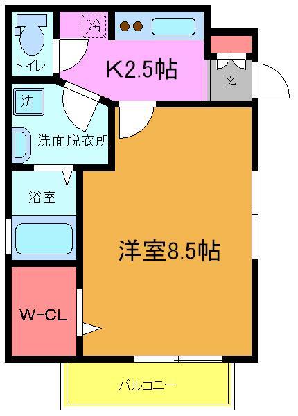 【船橋市印内のアパートの間取り】