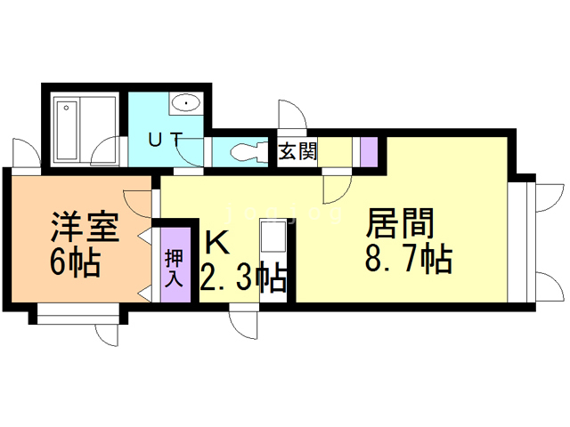 スカイハイツ春光Ａの間取り