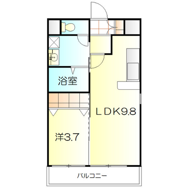 東海市加木屋町のマンションの間取り