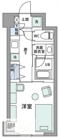 アルファコンフォート岡山の間取り