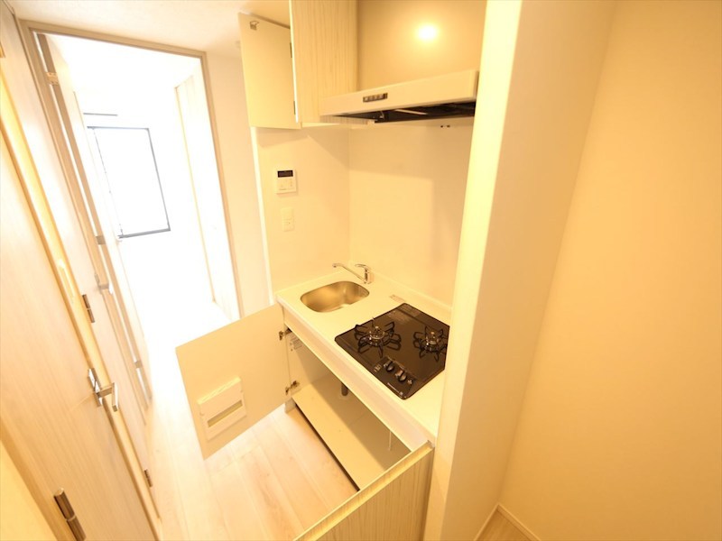 キッチン　システムキッチン（ガス2口コンロ付）