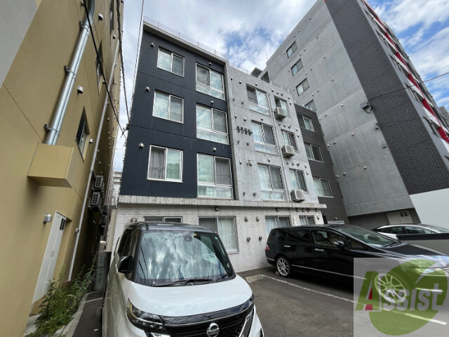 建物外観　札幌市北区北２５条西「アローハウス」