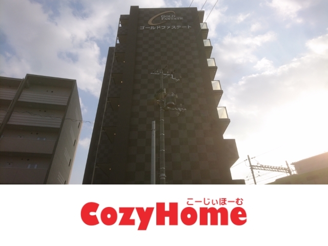 建物外観　外観のお洒落なリバーサイドマンションです。