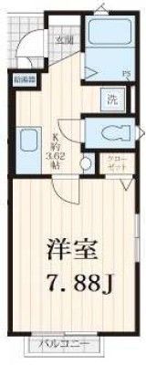 第二コーポ青山の間取り写真