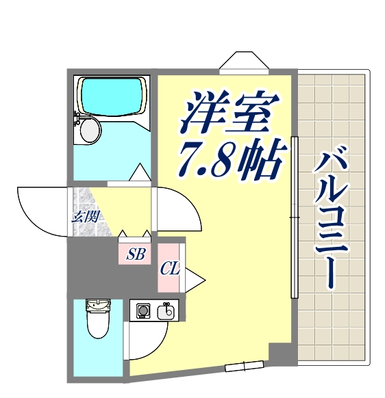 サンライズ長田の間取り写真