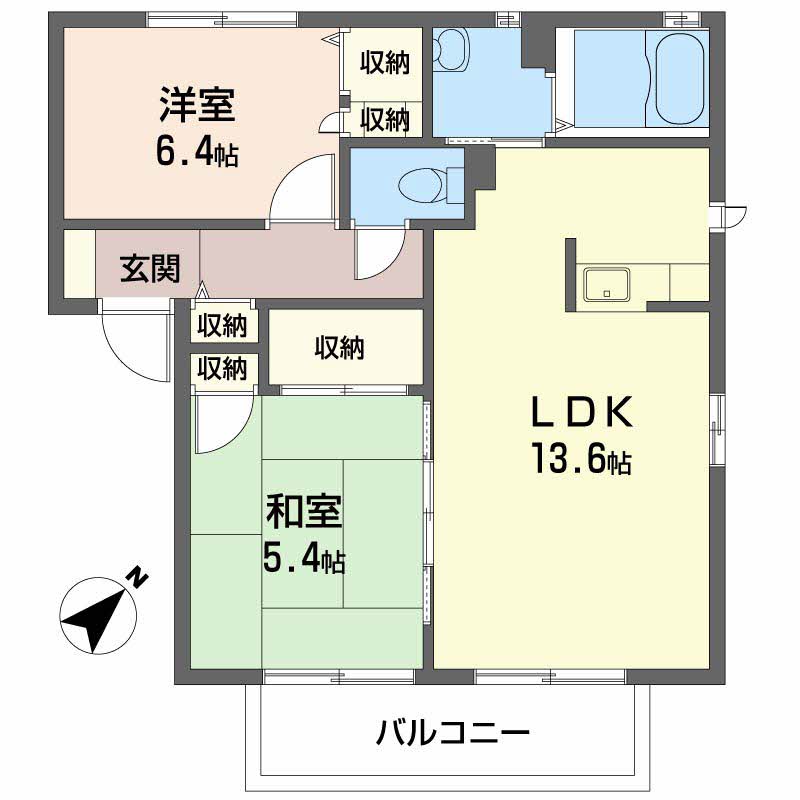 メゾンエスポワールの間取り写真