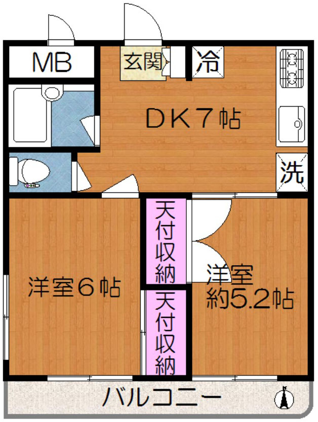 キャステル・ミサの間取り