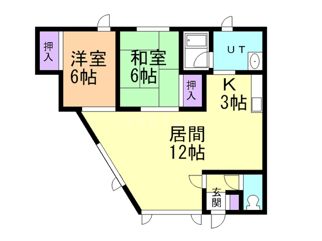 グリーンハイツの間取り