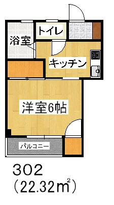 ダイヤマンションの間取り